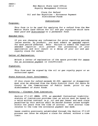Form OGRCR-1 Claim for Refund - Distributed Funds - New Mexico, Page 3