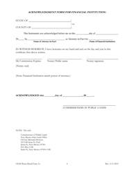 Form A1 Damage Bond for Fresh Water Easements - Financial Institution - New Mexico, Page 4