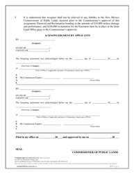 Assignment of Salt Water Disposal Easement - New Mexico, Page 2