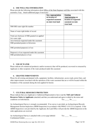 Application for Water Monitoring/Recovery Well Easement - New Mexico, Page 3