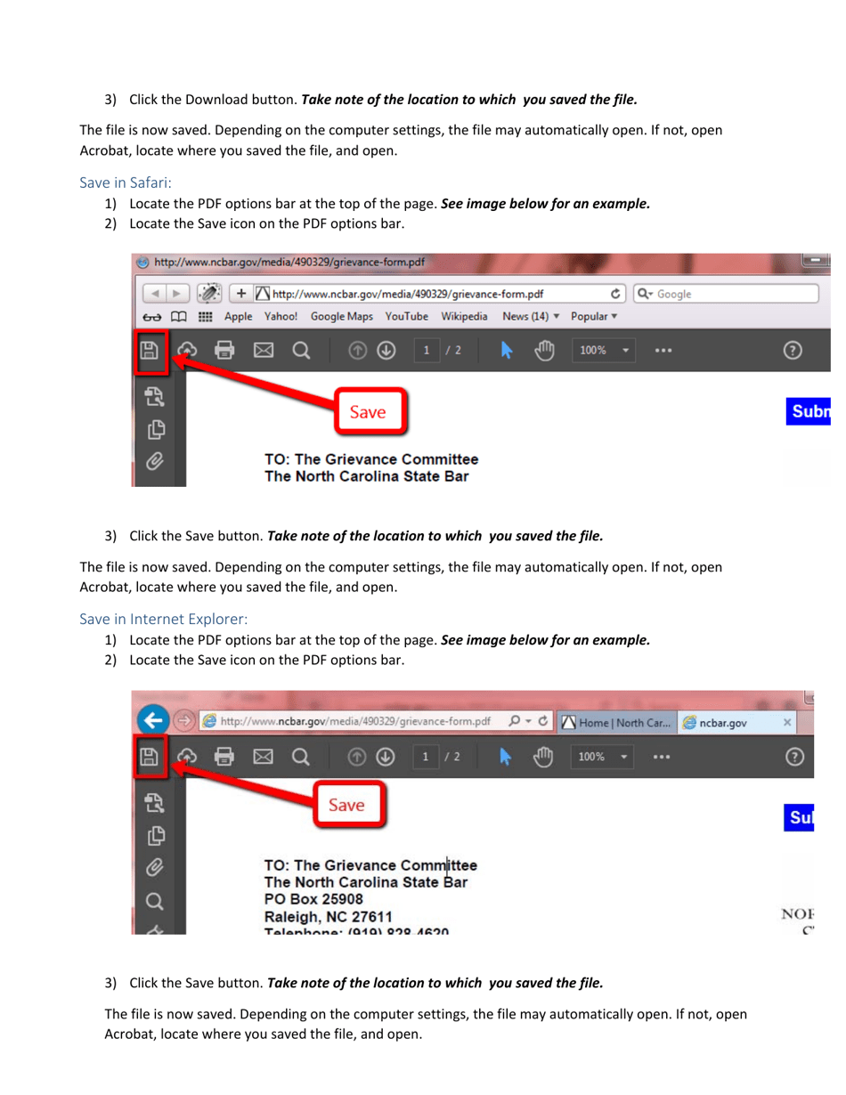 Petition for Resolution of Disputed Fee - North Carolina, Page 2