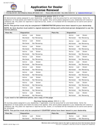 Form MV25R Application for Dealer License Renewal - Montana, Page 4