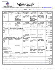 Form MV25R Application for Dealer License Renewal - Montana, Page 5