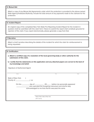 Form EOSB-344 Fire Report and Claim Form - New York, Page 3