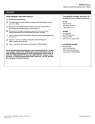 Pera Smartsave Beneficiary Designation Form - New Mexico, Page 3