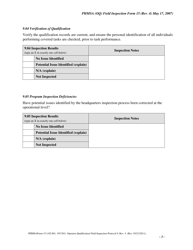 Form 15 Operator Qualification Field Inspection Protocol Form - New Mexico, Page 3