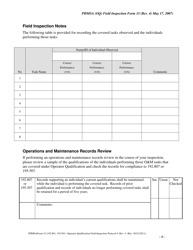 Form 15 Operator Qualification Field Inspection Protocol Form - New Mexico, Page 4