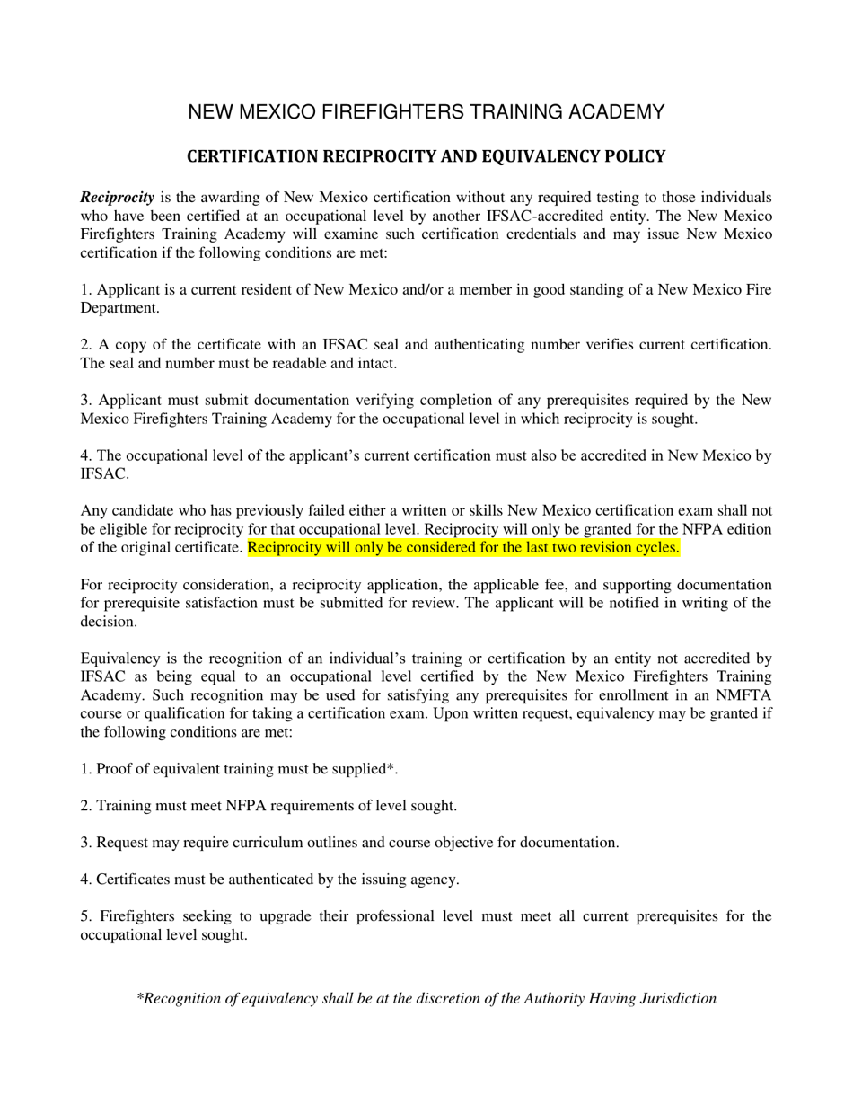 New Mexico Reciprocity Application Fill Out, Sign Online and Download PDF Templateroller