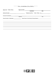 Activity/Training Request Form - New Mexico, Page 2