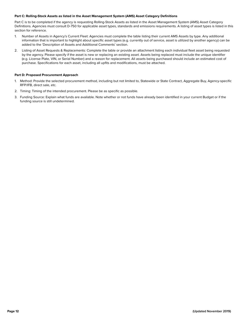 Business Case for State Vehicles and Ams Acquisitions - New York, Page 12