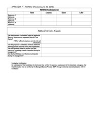 HBITS Form 2 Appendix F Candidate Response Form - New York, Page 3