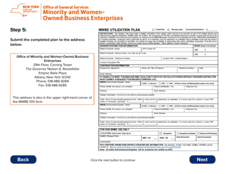 Instructions for Form MWBE100 Mwbe Utilization Plan - New York, Page 9