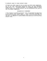 Mediator Renewal Application - Nebraska, Page 7