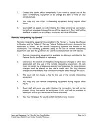 Space and Equipment Use Agreement - Nebraska, Page 4