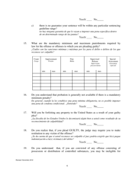 Petition to Enter a Plea of Guilty - Nebraska (English/Spanish), Page 6