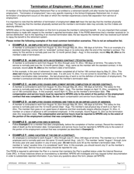 Form NPERS2400 Non-contributing School Member Form - Nebraska, Page 2