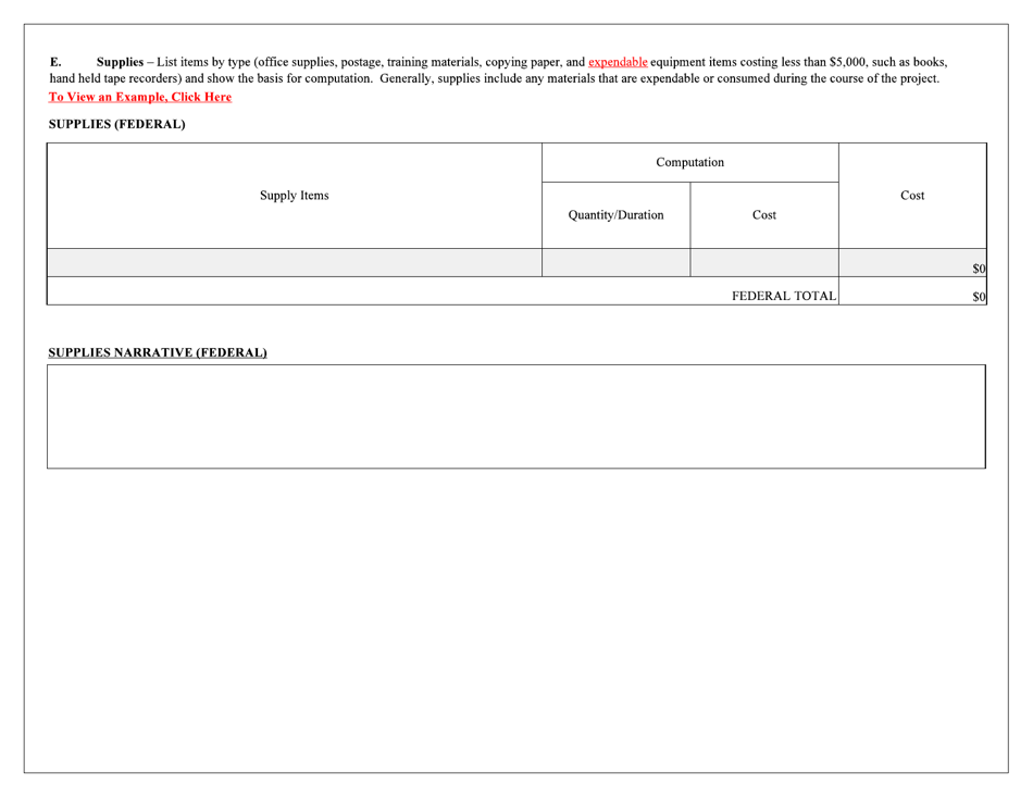Budget Detail Worksheet, Page 10