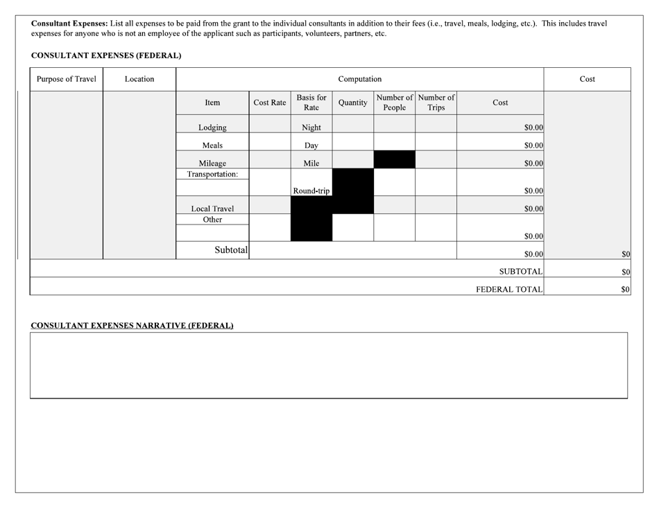 Budget Detail Worksheet, Page 16