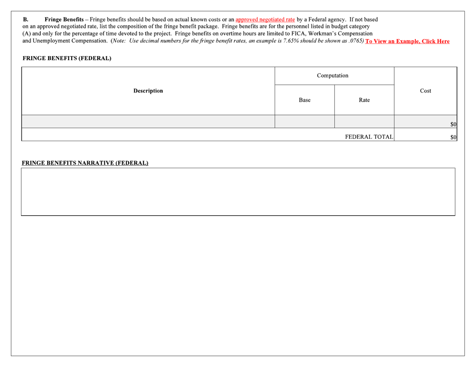 Budget Detail Worksheet, Page 4