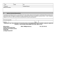 Restricted Waste Application - Nevada, Page 2