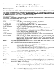 Formulario ELI-01 Tramite De Determinacion De Discapacidad Del Desarrollo - New York (Spanish), Page 2