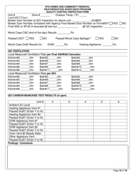 Quality Control Inspection Form - New York, Page 10