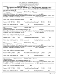 Quality Control Inspection Form - New York, Page 9