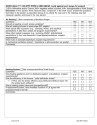 Quality Control Inspection Checklist - Multi-Family Projects - New York, Page 4