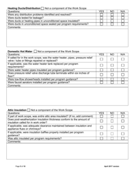 Quality Control Inspection Checklist - Multi-Family Projects - New York, Page 5