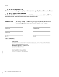 Lease for Project Units With Home Funds - New York, Page 7