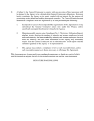 Equal Employment Opportunity Agreement - New York, Page 4