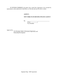 Equal Employment Opportunity Agreement - New York, Page 6