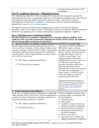 Individualized Assessment Credit Worksheet - Applying New York State Credit Policy for Applicants to State-Funded Housing - New York, Page 5