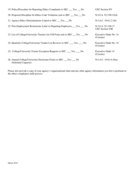 Compliance Review Checklist - New Jersey, Page 2