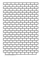 &quot;Black Brick Pattern Graph Paper&quot;