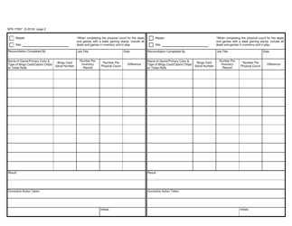 Form SFN17937 Reconciliation of Inventories - North Dakota, Page 2