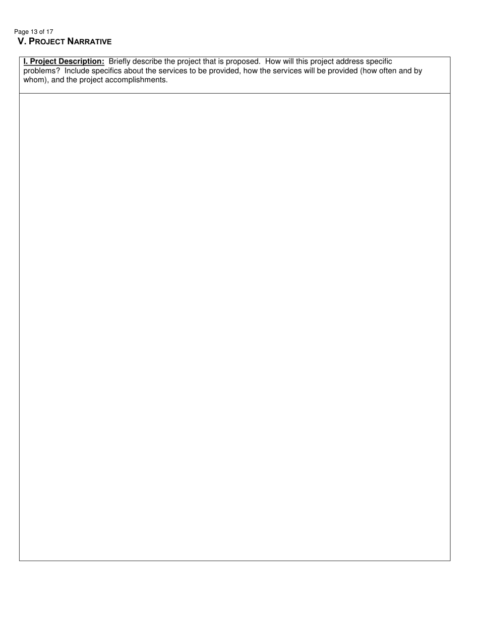 Jag and Lottery Grant Application - North Dakota, Page 13