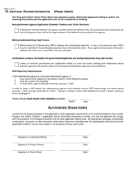 Jag and Lottery Grant Application - North Dakota, Page 17