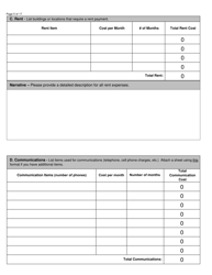 Jag and Lottery Grant Application - North Dakota, Page 5