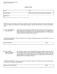 Form SFN60245 Transient Merchant Bond - North Dakota, Page 5
