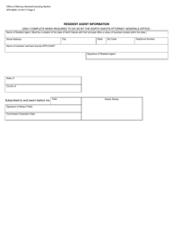 Form SFN52899 Application for Transient Merchant License - North Dakota, Page 3