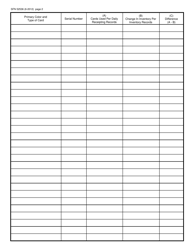 Form SFN52536 Quarterly Reconciliation of Paper Bingo Cards - North Dakota, Page 2