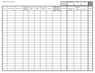 Form SFN50150 Pull Tab Summary - North Dakota, Page 2