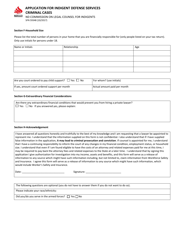Form SFN59348 Application for Indigent Defense Services Criminal Cases - North Dakota, Page 4