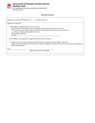 Form SFN59348 Application for Indigent Defense Services Criminal Cases - North Dakota, Page 5