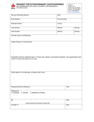 Document preview: Form SFN59360 Request for Extraordinary Costs/Expenses - North Dakota