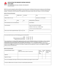 Form SFN59347 Application for Indigent Defense Services Civil Cases - North Dakota