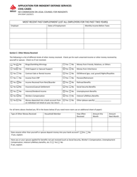 Form SFN59347 Application for Indigent Defense Services Civil Cases - North Dakota, Page 2
