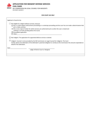 Form SFN59347 Application for Indigent Defense Services Civil Cases - North Dakota, Page 5
