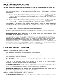 Instructions for Form LDSS-2921 New York State Application for Certain Benefits and Services - New York, Page 9